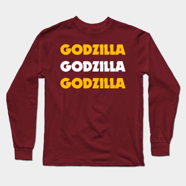 Godzilla Long Sleeve T-Shirt by Dexter